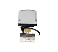 1inch Stainless Steel IP65 Motorized Ball Valve 220V 12V 24V 3-Wire 2 Control Brass Electric Ball Valve 1Pcs(12VDC)