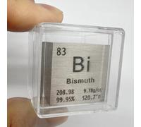 1inch Tungsten Cube Element Metal Density Cube Homostarry 99.95% Purity Teaching Tool, Gifts for Students Teacher Science Chemistry Lover, Material Hobby Collection, DIY, Lab Experiments (Bismuth)