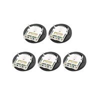 1K Ohm Dial Wheel Potentiometer For Stereo Audio Volume Switch Control 16x6mm 5pcs Industrial switch accessories