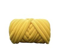1KG 1000G Super Velvet Chunky Yarn Thick Bulky Giant Thread White Bag for Hand Knitting DIY Arm Soft Big Blanket Carpet Crochet Kits for Beginners Adults(Gold Yellow 1KG)