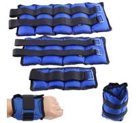 1kg 2kg 3kg 4kg 5kg Wrist Ankle Weights Set Adjustable Leg Hand Straps Running for Women Men Fitness Exercise Pilates Gym workout Strength Resistant Training Pads