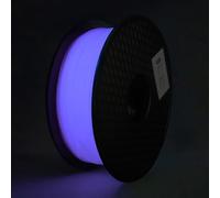 1kg 3D Printing Filament PLA 1.75mm Glow-in-The-Dark Effect for 3D Printing Pen, Printers Premium Night Glow PLA Filament(Purple)