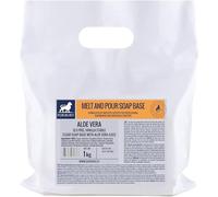 1kg Aloe Vera, Clear, Forbury, Melt & Pour Soap Base, SLS Free