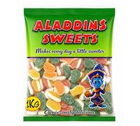 1kg Bag Sour Foamed Mixed Fruits Jellies - Halal - Aladdin Sweets gummy, chewy sweets. Bulk buy, Pick n Mix Sweet Carts, Party Favors, Weddings