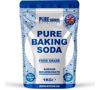 Pure Baking Soda 1KG VEGAN 100% Sodium Bicarbonate of Soda Food Grade | Baking Soda for Cooking & Drinking & Cleaning | Aluminium Free | BPA Free | Raising Agent