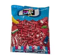 1kg Bulk Jelly & Fizzy Sweets - Perfect for Vidal Sweet Lovers - Pick Your Favourite Mix - Retro Party Candy for Events, Gifts, Kids & Pick n Mix (Strawberry Pencil Bites)
