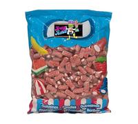 1kg Bulk Jelly & Fizzy Sweets - Perfect for Vidal Sweet Lovers - Pick Your Favourite Mix - Retro Party Candy for Events, Gifts, Kids & Pick n Mix (Fizzy Strawberry Pencil Bites)