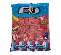 1kg Bulk Jelly & Fizzy Sweets - Perfect for Vidal Sweet Lovers - Pick Your Favourite Mix - Retro Party Candy for Events, Gifts, Kids & Pick n Mix (Fizzy Strawberry Bricks)