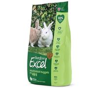 1kg Burgess Excel Rabbit Nuggets with Mint - High-Fibre Complete Rabbit Food - Promotes Healthy Digestion, Teeth & Immunity