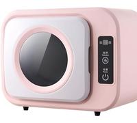 1kg Capacity Small Wall-Mounted Drum Drying Machine - Mini Electric Portable Clothes Dryer For Quick & Efficient Laundry Drying - Front Load Compact Tumble Dryer(Pink)