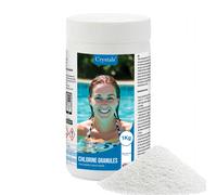 1kg Chlorine Granules for Pools & Hot Tubs Spas Rapid Disinfecting and Cleaning