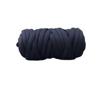 1KG Cotton Chunky Yarn Super Bulky Soft Washable Knitting Woven Thread Basket Carpets Giant Yarns DIY for Hand-Knit Pet Bed for Crochet & Knitting(1kg Navy)