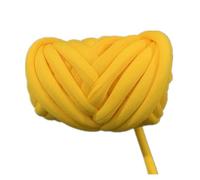 1KG Cotton Chunky Yarn Super Bulky Soft Washable Knitting Woven Thread Basket Carpets Giant Yarns DIY for Hand-Knit Pet Bed(1kg Gold Yellow)