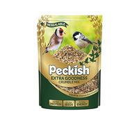 1kg Extra Goodness Crumble Mix - Nutritious Bird Feed for Feeders, Bird Tables, and Ground Feeding