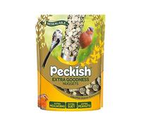 1kg Extra Goodness Suet Nuggets - Protein-Packed Bird Feed with Peanuts and Mealworms