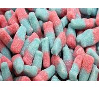 1kg Fizzy Bubblegum Bottle Candy Pick & Mix Sweets Mixed Assortment Gummy Selection Resealable Pouch Share Bag