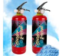 1KG Gender Reveal Smoke Cannons, Blue Gender Reveal Fire Extinguisher Smoke Bombs, Party Supplies, Launches up to 26ft, Giant for Celebrations, Festivals, and Parties, Blue
