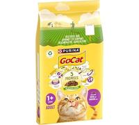 1kg Go-Cat Adult Chicken & Duck Dry Cat Food - Complete Nutrition for Adult Cats - Supports Digestion, Teeth, Coat & Urinary Health - Sold Loose