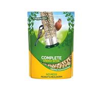 1kg High Energy Suet Pellets for Wild Birds, No Waste Bird Feed with Peanuts & Mealworms, Vitamins-Enriched, Mess-Free Bird Food
