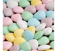 1kg Mini Heart Dragees - Assorted Pastels by Italian Options Ltd
