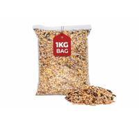 1kg mix seed, No Mess Bird Seed Mix for Wild Birds | No Grow Birdseed for Garden birds