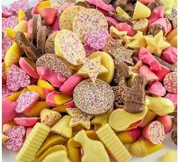 1kg Mixed Chocolate Treat Bag - Krazy Kandi Bulk Assorted Chocolates, Creamy & Crunchy Favourites, Sweet Shop Style, Party Mix for Sharing