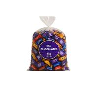 1kg Mixed Chocolates - Includes Mars, Twix, Snickers, Galaxy, Bounty & More - Party Sweets, Gift Treats, Sharing Bag- BIG BRANDS DIRECT