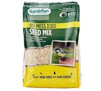 1kg No Mess Seed Mix, Bird Feed/Food, All Year-Round High-Energy Wild Bird Food, An All Purpose Seed Blend