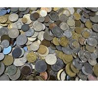 1KG Of Mixed World Coins, Assorted International Currency, Vintage and Modern Coins