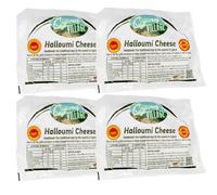 1kg Pack (3-5 pieces, various weights) - Total cheese weight 1kg. Traditional Halloumi Cheese by Cyprus Village - Handmade - 100% Goats Milk - Made in Cyprus - Not so Squeaky Cheese! - Vegetarian