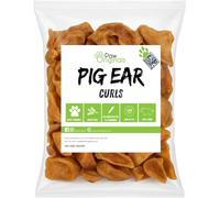 1KG Pigs Ear Pork Curl Strips For Dogs | Delicious Tasting Air Dried | Healthy Treat Chew | Helps Keep Teeth Clean & Gums Healthy | Grain, Gluten Free