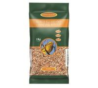 1kg Premium Wild Bird Food - Wheat Free, With Suet - High Energy Nutritious Blend for Wild Birds