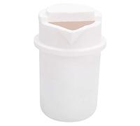 1kg Quartz Melting Crucible Cup with Lid, Smelting Crucible for Gold Silver Platinum, High Purity Fused Quartz Crucible with High Temp Resistance Over 1800℃ for Alloy