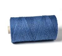 1KG Spools - Everlasto Coloured Jute Craft Twine Coloured String (2mm Approx) - Denim Blue