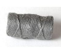 1KG Spools - Everlasto Coloured Jute Craft Twine Coloured String (2mm approx) (SILVER)
