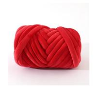 1KG Super Velvet Chunky Yarn Thick Bulky Giant Thread White Bag for Hand Knitting Woven DIY Arm Soft Big Blanket Carpet(6)