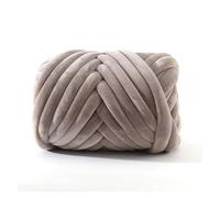 1KG Super Velvet Chunky Yarn Thick Bulky Giant Thread White Bag for Hand Knitting Woven DIY Arm Soft Big Blanket Carpet(25)