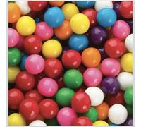 1kg Tutti Frutti Flavour Gum Balls, Assorted Colours, Round Chewing Gum old skool Classics
