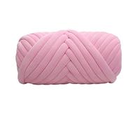 1kg Velvet Chunky Yarn Arm Knitting DIY Washable Crochet Soft Tube Giant Yarn, for Crocheting Handbags Hand Knitting Pet Bed (Color A)