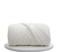 1KG Velvet Thick Extra Chunky Yarn Handmade Woven Wire Basket Blanket Carpet Giant(White 1KG)