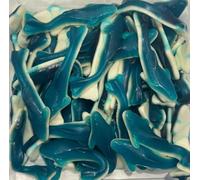 1kg Yummy Gummy Big Dolphins Tub - Juicy Fruit Flavour Jelly Sweets - Halal Certified - Bulk Sweets for Parties, Pick & Mix, Buffets, Sharing