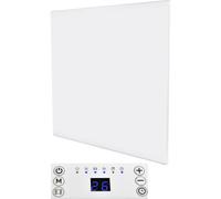 MYLEK Panel Heater Radiator Electric 1KW - Daily and Weekly Timer, Digital Thermostat - Wall Mounted Slimline White Panel Heater for Bathroom, Office, Bedroom, Garage (1000 Watt) Lot 20 Compliant