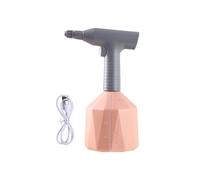 (1L 1000mAH Pink) 5L Electric Plant Sprayer Multipurpose Irrigation Sprinkler USB Rechargeable Adjustable Garden Irrigation Spray