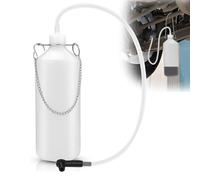 1L Brake Bleeder Bottle with Hanging Hook, Brake & Clutch Fluid Bleeding Bottle, Brake Bleeder Bottle with 70CM Tube & Rubber Connector Adaptor Fits Most Bleeder Screws to Collect Brake Fluid