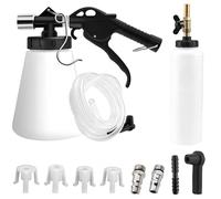 1L Brake Fluid Bleeder Tool Kit, Hydraulic Pumping Fluid Pump Kit, With 0.75l Brake Bleeder Bottle, Oil Change Purge Repair Tool Truck Motorcycle Accessories, Fits Most Brake Mast Cylinder Containers