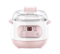 1L Ceramics Water Stew Pot Electric Slow Cooker - Smart Reservation Household Kitchen Appliance With Timing Function and 200W Power