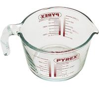 1L Classic Transparent Measuring Jug Heat Resistant | Microwave & Dishwasher Safe Graduated Measuring Lines Measuring Jug