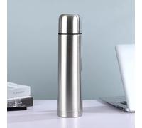 1L Double-Wall Stainless Steel Travel Flask Hot & Cold Beverage Bottle with Cup Lid
