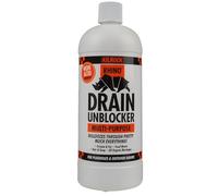 1L Drain Unblocker Liquid - Powerful & Fast Acting Heavy Duty Drain Gel - Superior to Bleach - Multi-Purpose Solution