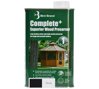 1L, Ebony Black Complete+ Superior Wood Preserver, Triple Action Protection with Water Repellent, Long Lasting Wood Treatment for Interior & Exterior Use, for Rough and Smooth Timbers